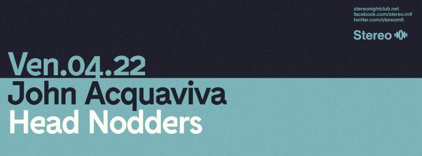 John Acquaviva - Head Nodders - フライヤー表