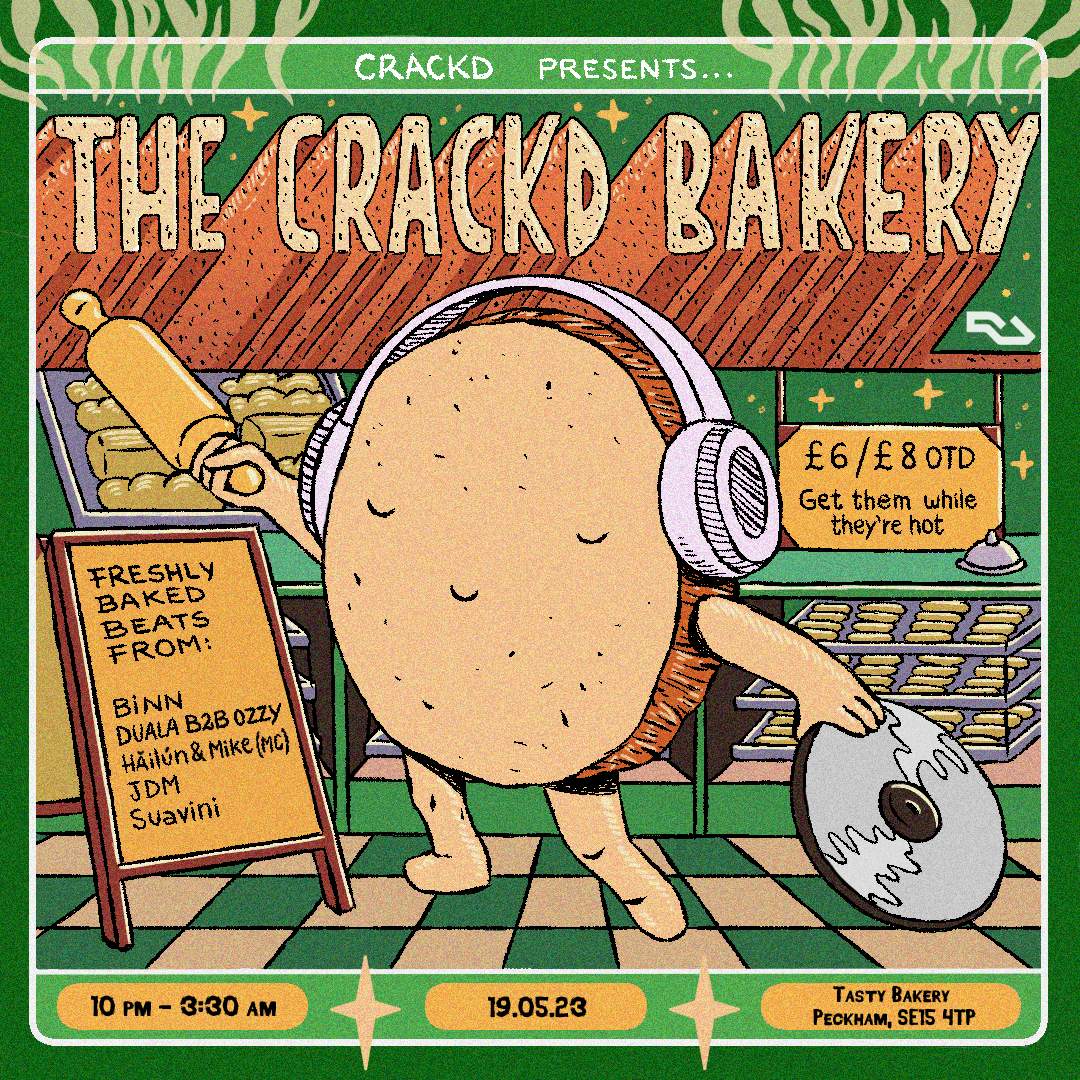 The CRACKD Bakery - Página frontal