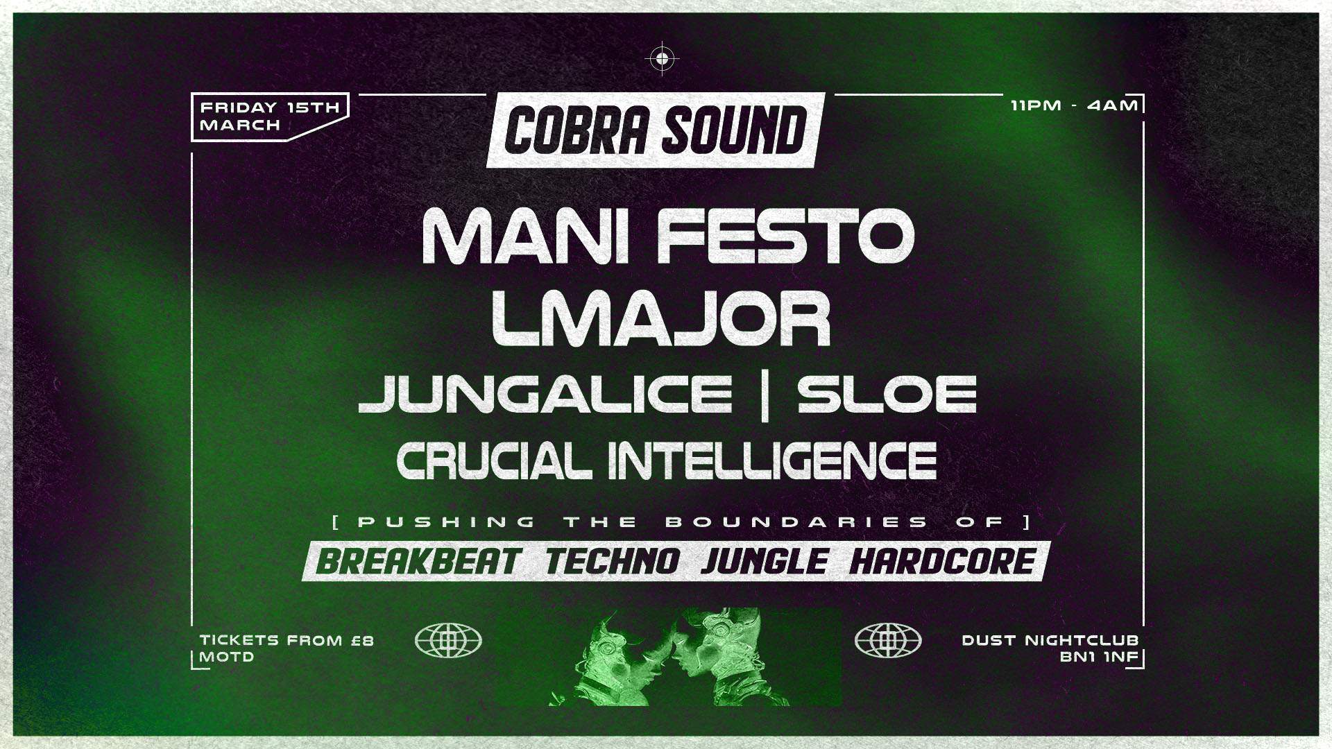 Cobra Sound: Mani Festo & LMajor - Página trasera