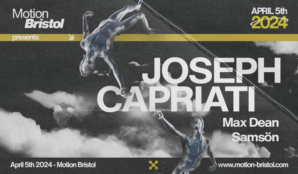 Motion presents: Joseph Capriati, Max Dean & Samsön - Página frontal