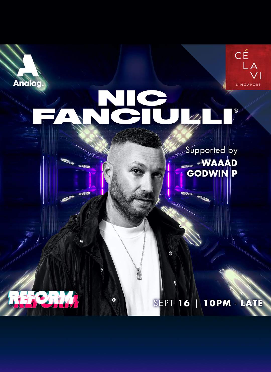 CÉ LA VI pres. Nic Fanciulli bei CÉ LA VI, Singapur