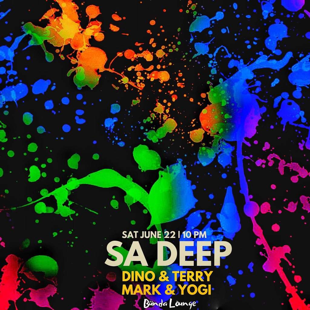 SA Deep with Dino & Terry Mark & Yogi - フライヤー表