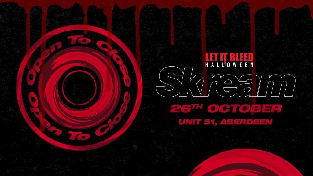 Let It Bleed Halloween: Skream (Open To Close) - Página frontal