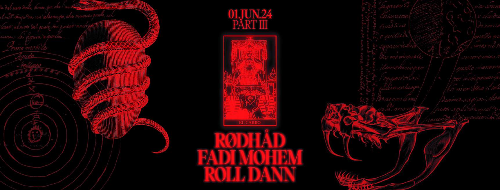 Laster presenta LA TRILOGÍA vol. II: Rodhad, Fadi Mohem & Roll Dann - Página frontal