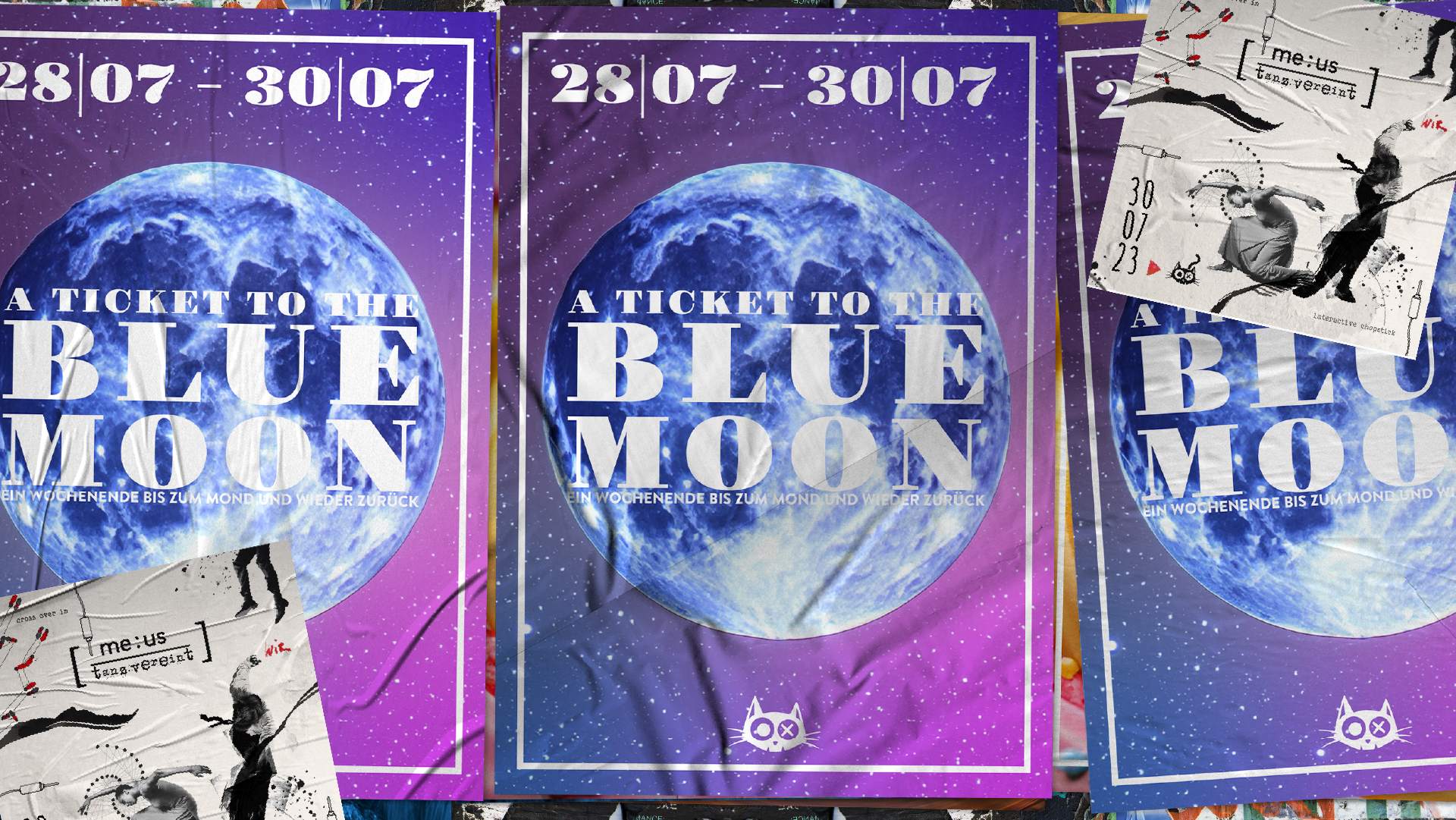A TICKET TO THE BLUE MOON - フライヤー表