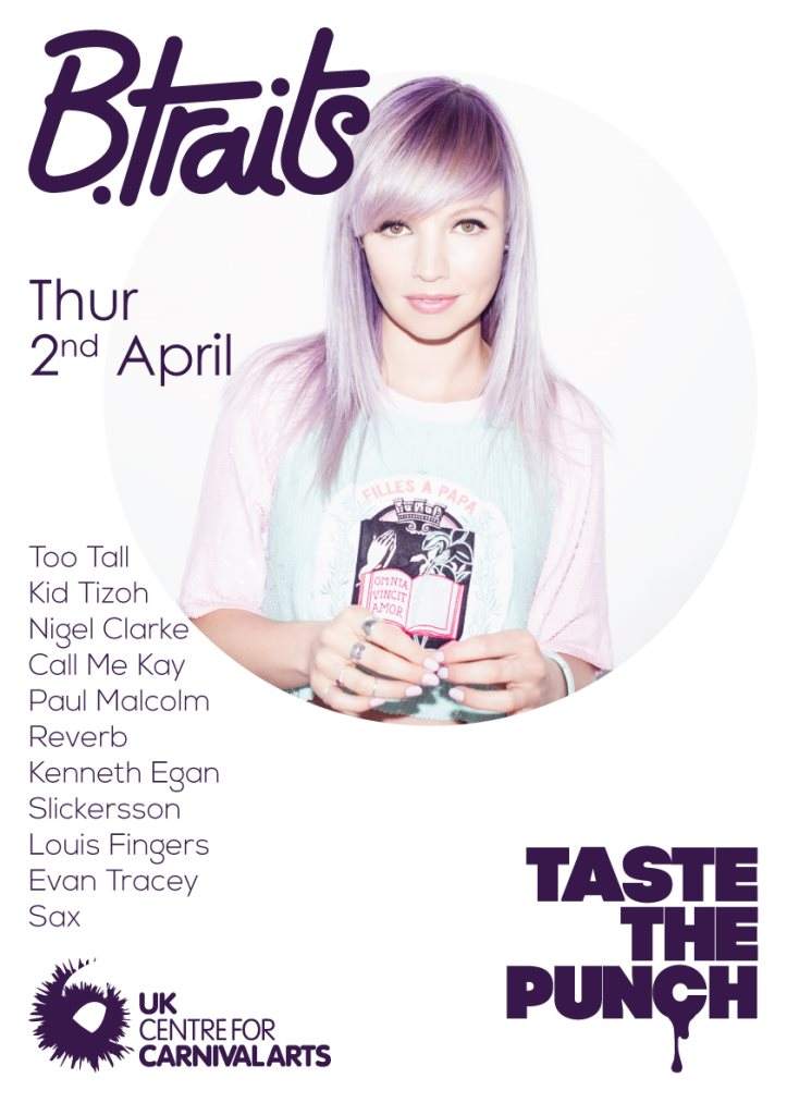 Taste The Punch Easter Party With: B.Traits - フライヤー表
