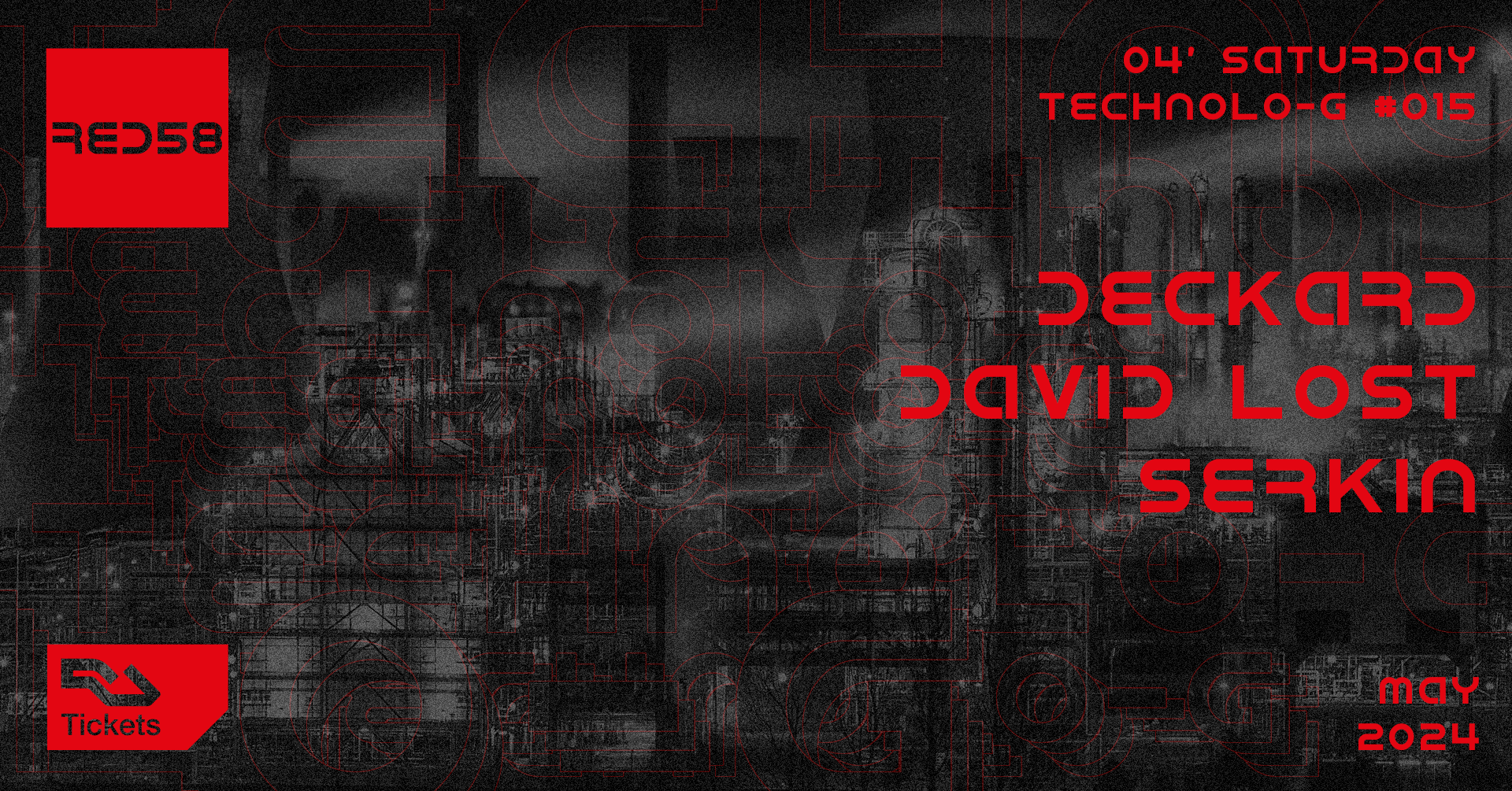 Technolo-G #015 with Deckard, DAVID LOST & Serkin - Página frontal