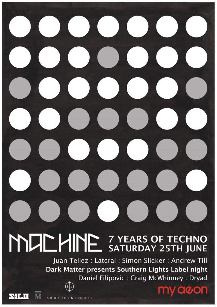 Machine: 7 Years of Techno: Melbourne Explosion  - Página frontal