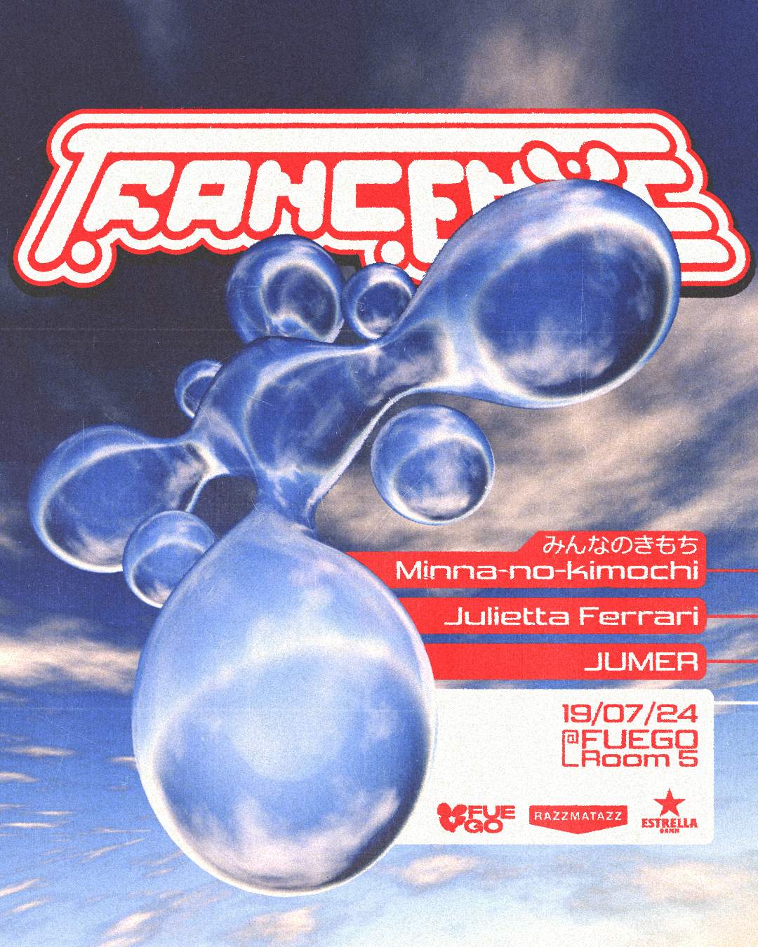 TRANCE NXC: Minna-no-kimochi + Julietta Ferrari + JUMER at Razzmatazz,  Barcelona