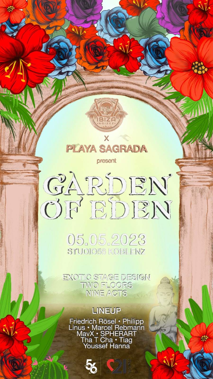 Garden of Eden - フライヤー表