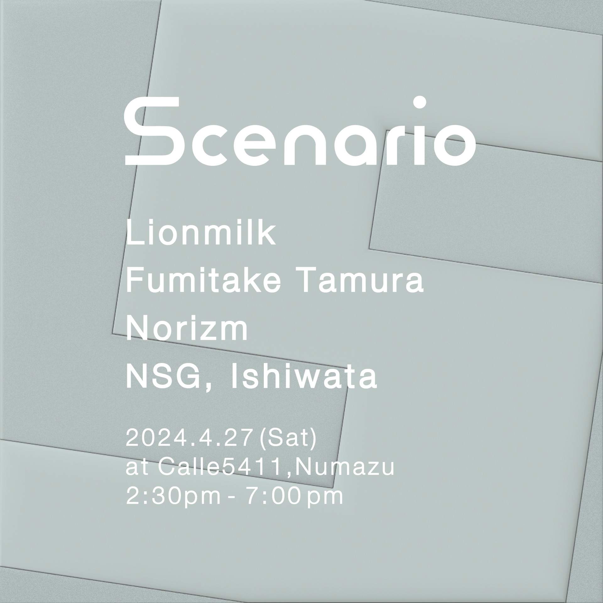 Scenario Numazu - フライヤー表
