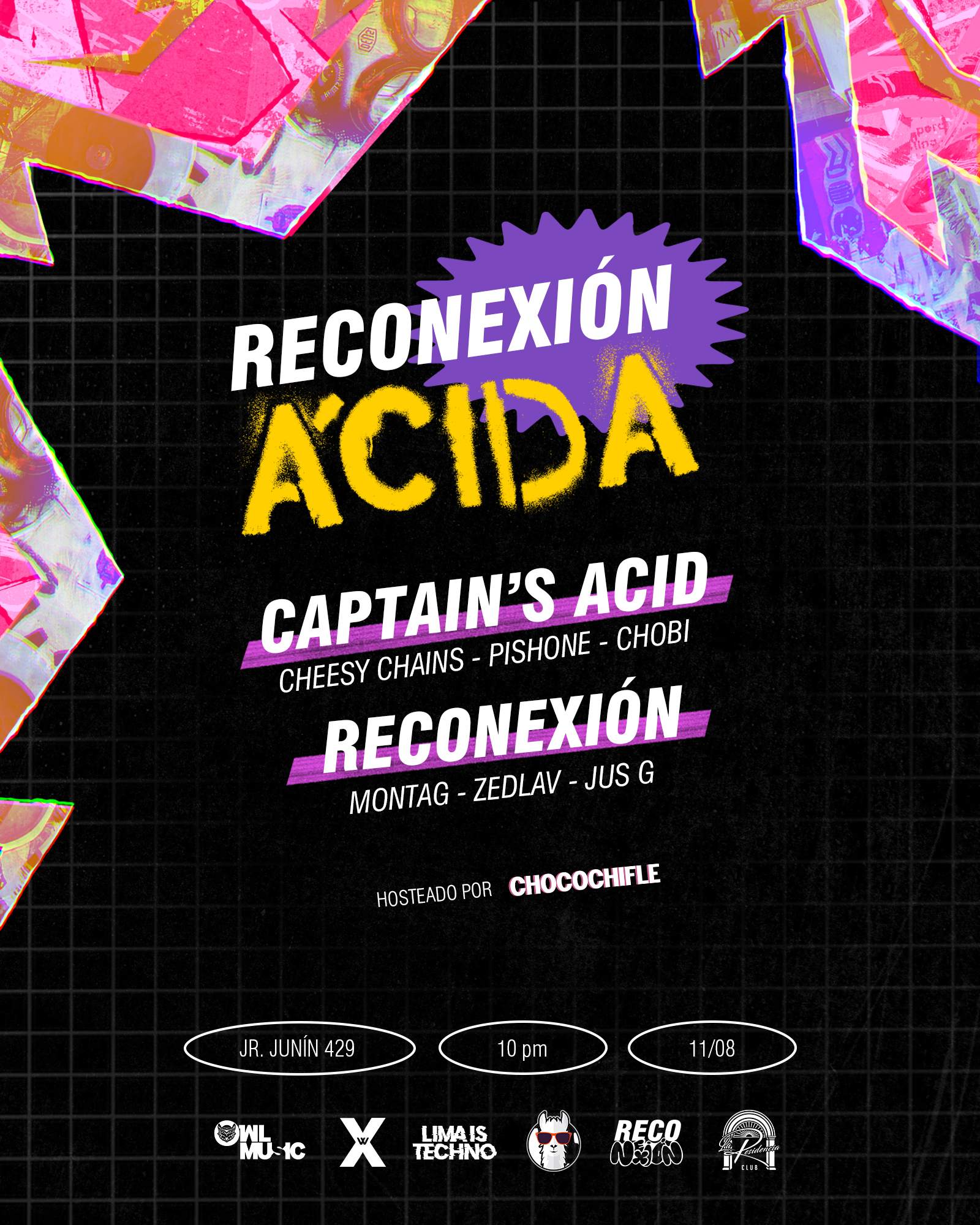 ReConexión Acida - フライヤー表