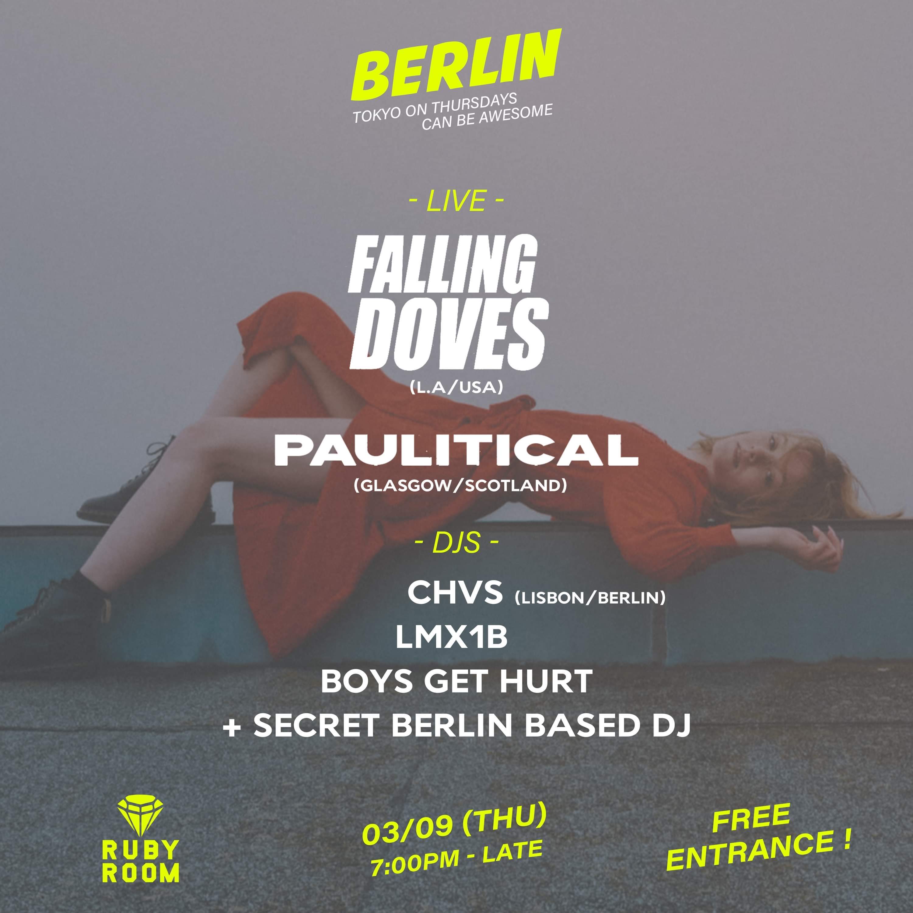 Berlin - Free Event with Live Band + Techno DJs - Página frontal
