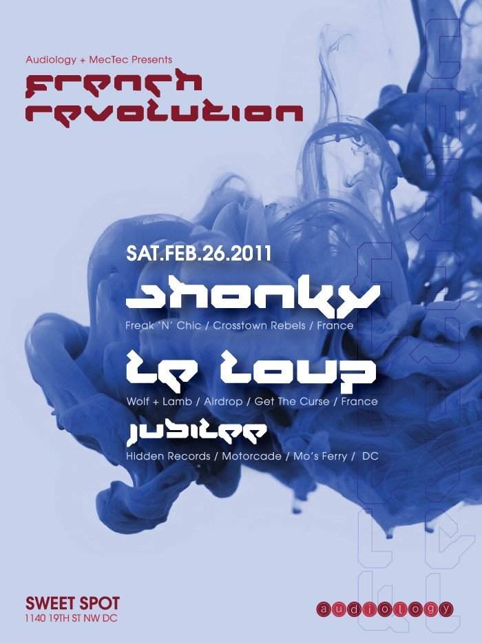 Audiology + Mectec presents: French Revolution with Shonky & Le Loup - Página frontal