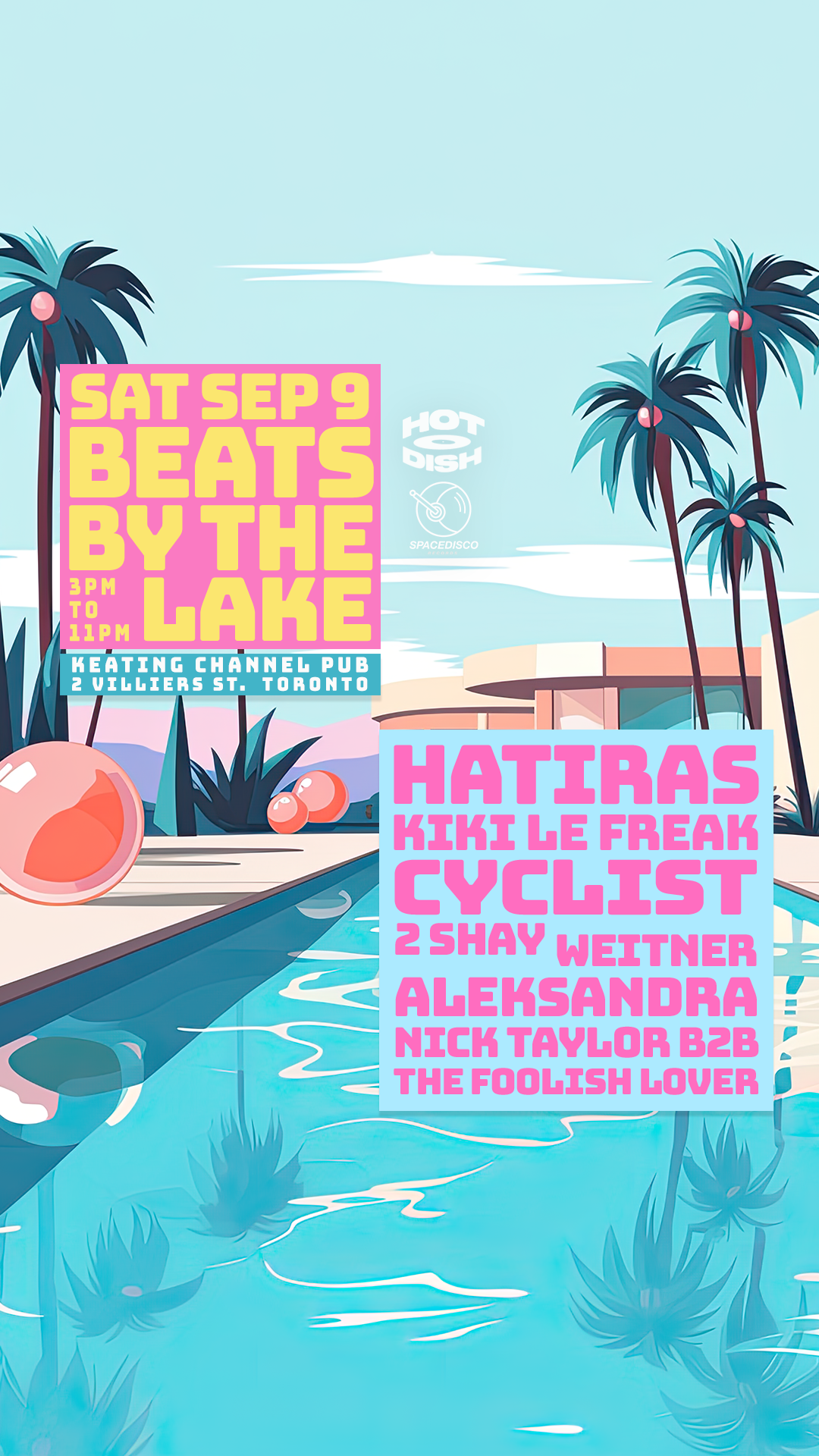 Beats By The Lake - フライヤー表