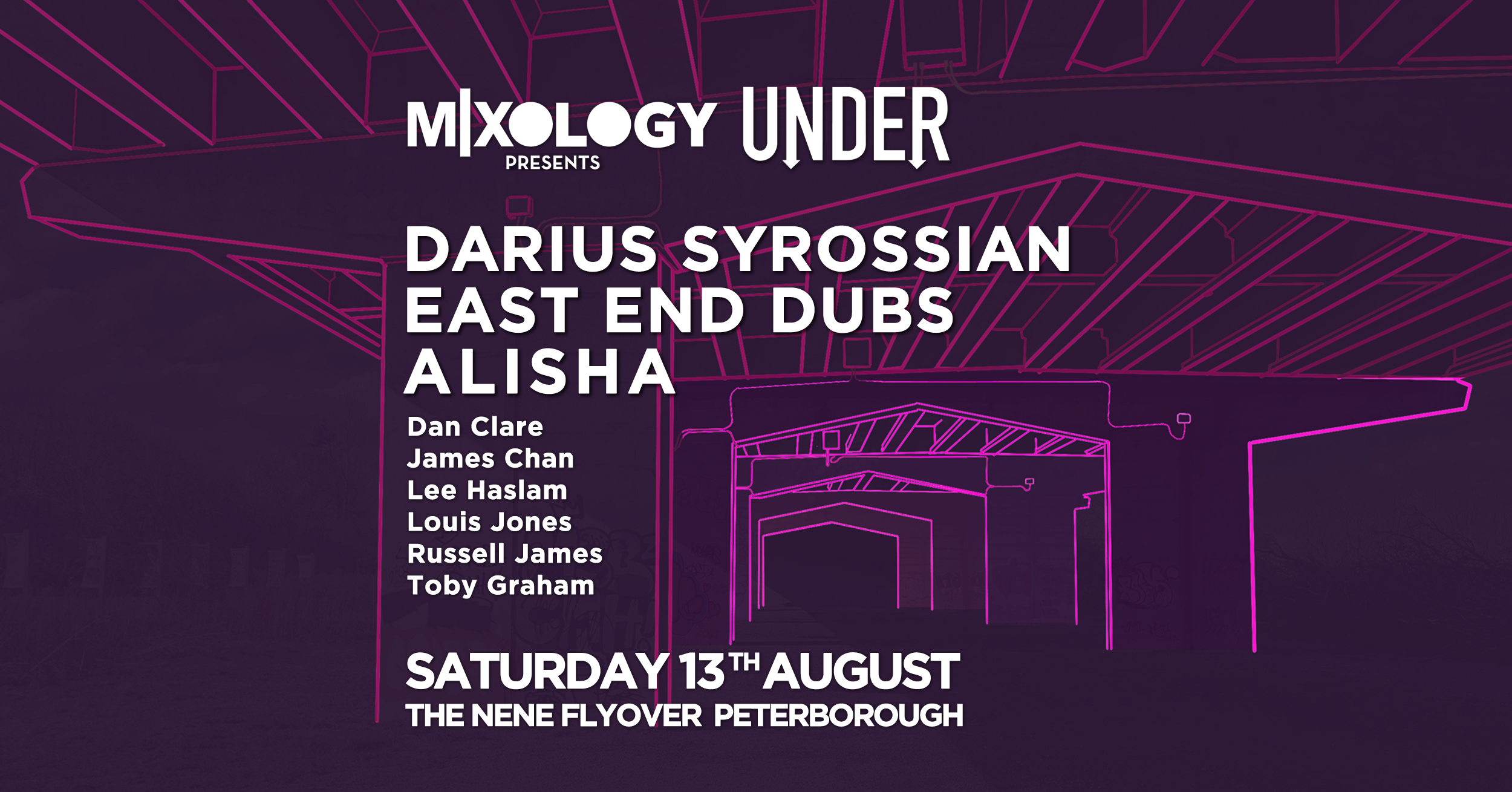 MIXOLOGY / Under with Darius Syrossian, East End Dubs & Alisha - フライヤー表