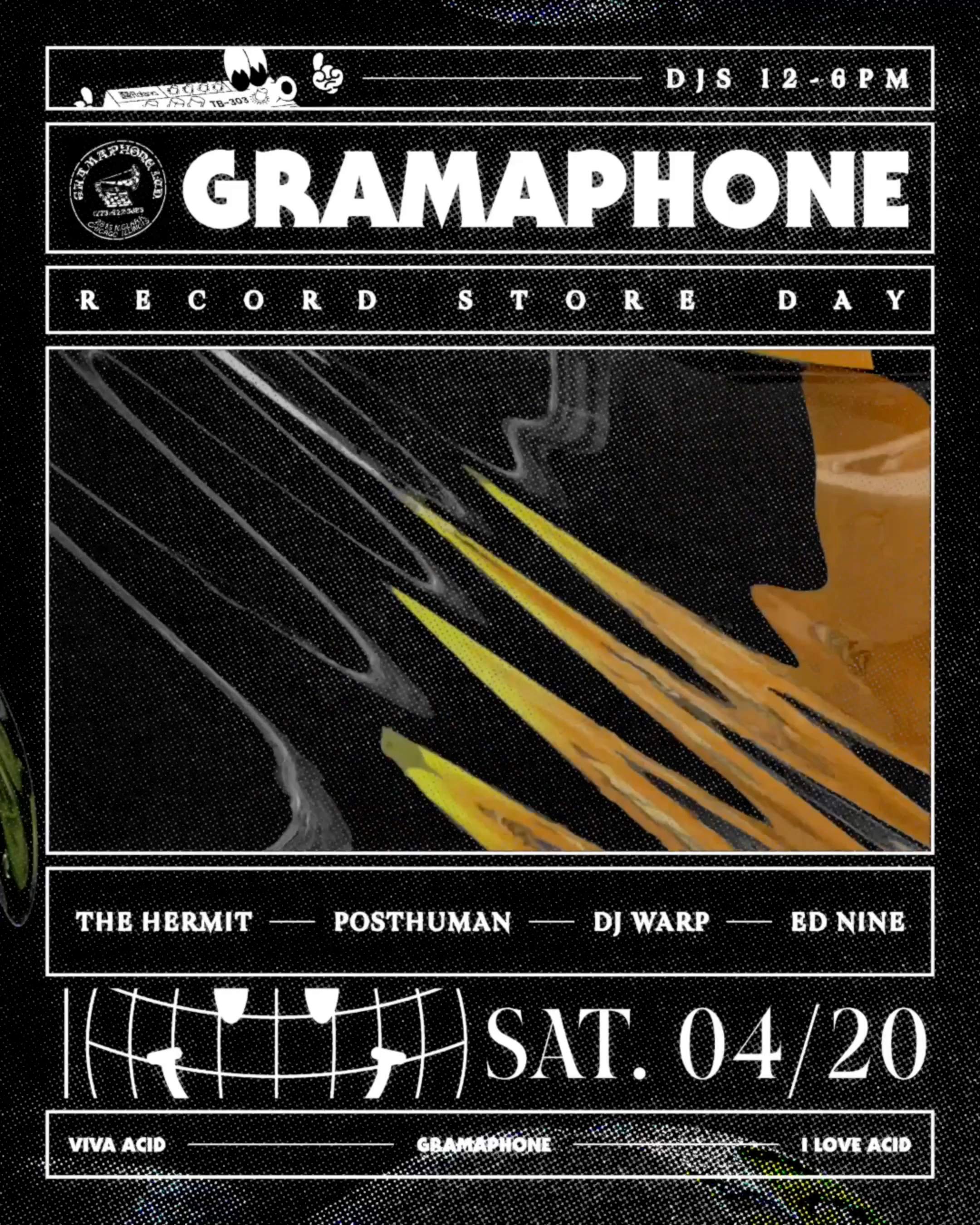 Gramaphone Record Store Day - フライヤー表