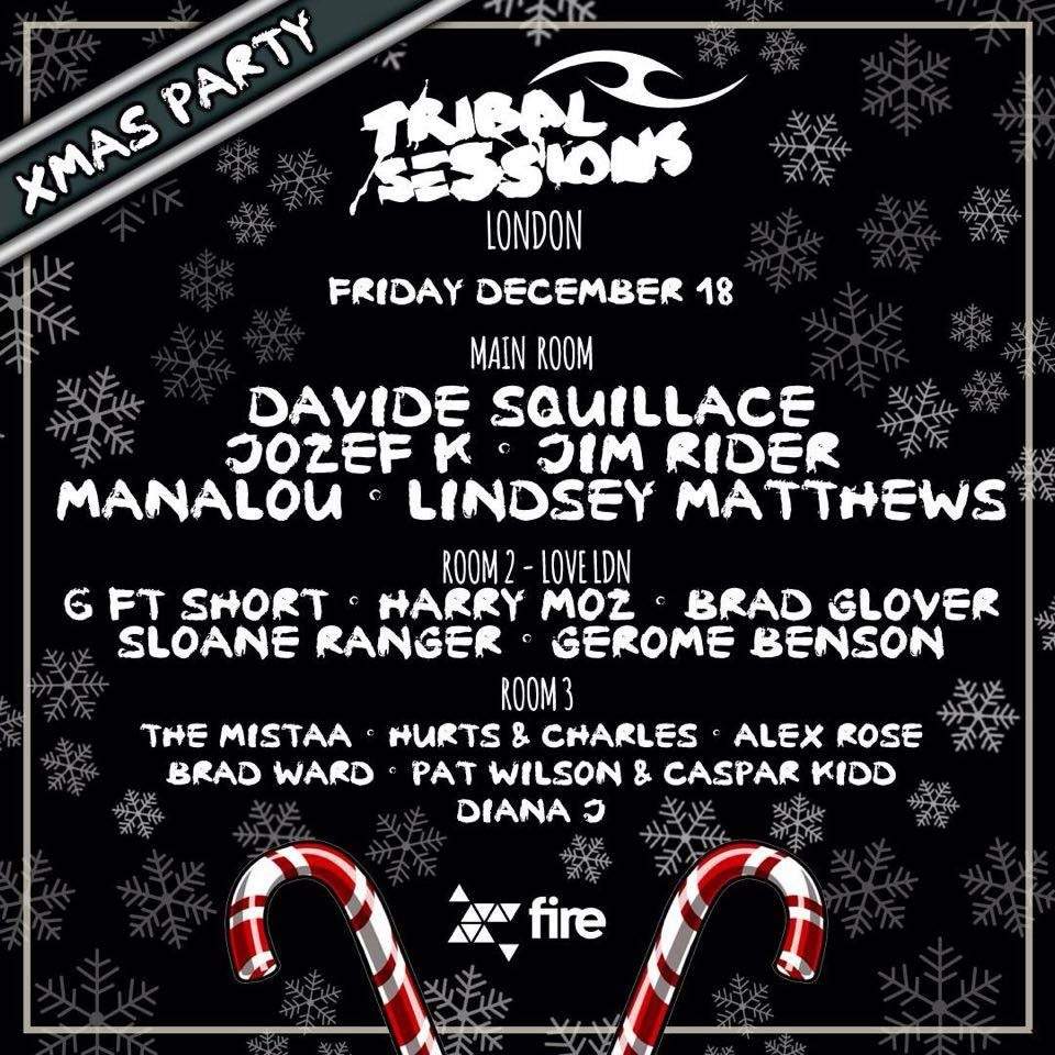 Davide Squillace at Tribal Sessions London Xmas Party - Página frontal