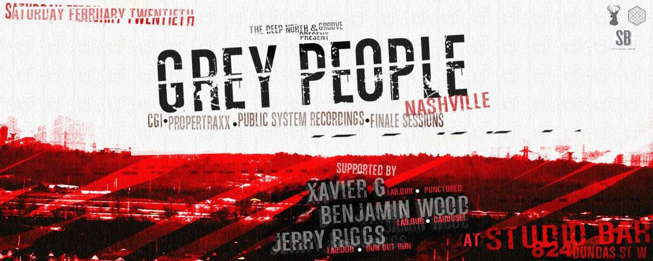 Grey People (Nashville; CGI / Proper Traxx / Finale Sessions) - フライヤー表