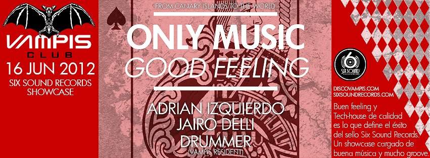 Only Music, Good Feeling  - Página frontal