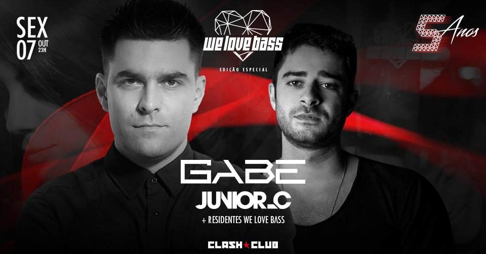 Gabe & Junior C - We Love Bass 5 Anos - Página trasera
