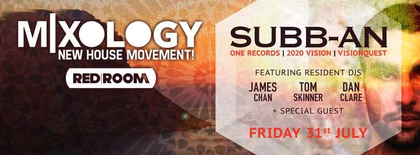 Mixology Exclusive - Subb-an - フライヤー裏