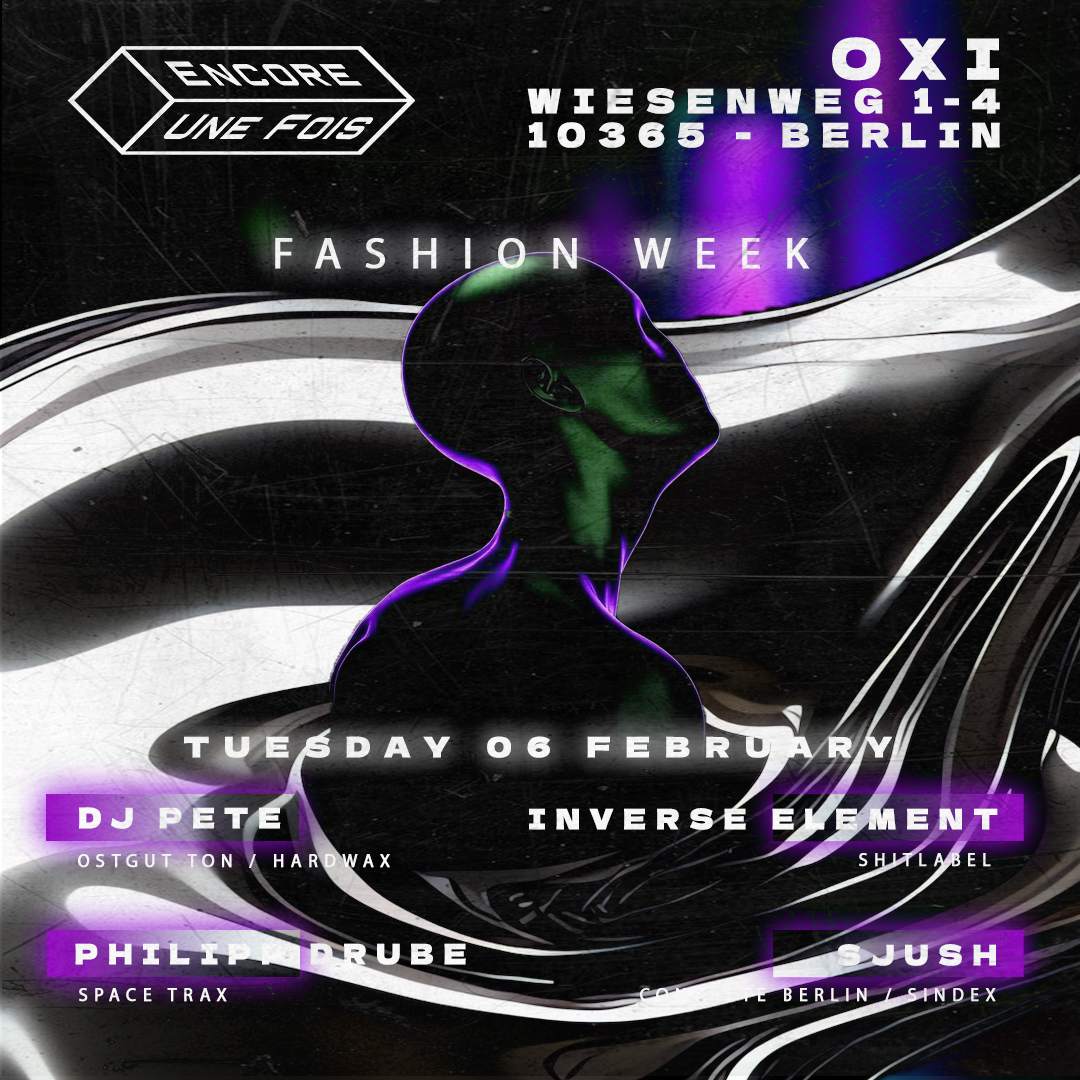 encore.une.fois / TUESDAY TECHNO RAVE / fashion week after party / tickets at the door - Página frontal