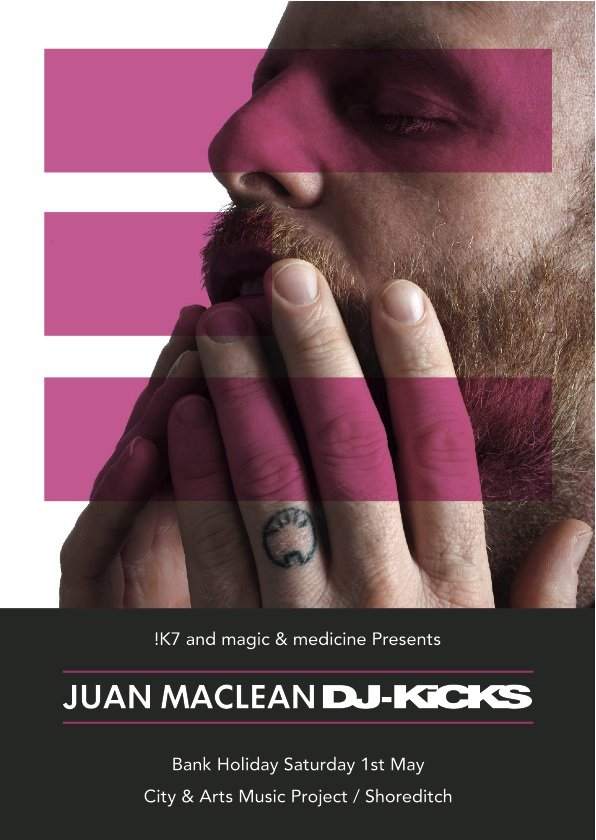 Magic & Medicine presents Juan Maclean-Dj Kicks - フライヤー表