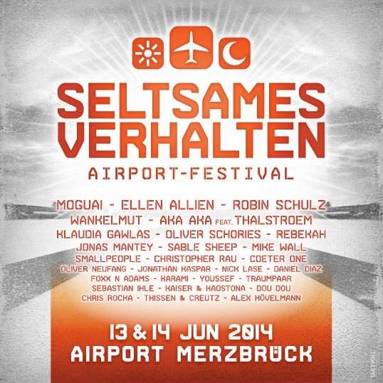 Seltsames Verhalten - Airport Festival 2014 - フライヤー表