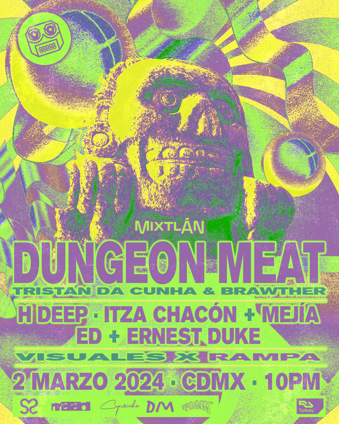 Dungeon Meat X Mixtlán - Página frontal
