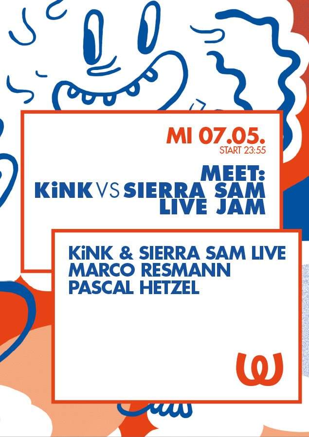 Meet: Kink vs Sierra Sam Live Jam - フライヤー表