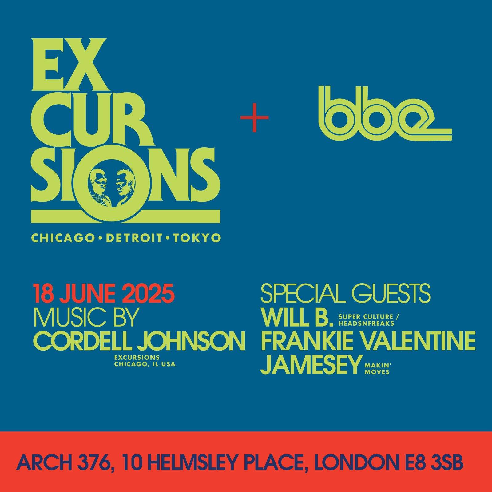 Excursions at BBE Store at The BBE Store, London