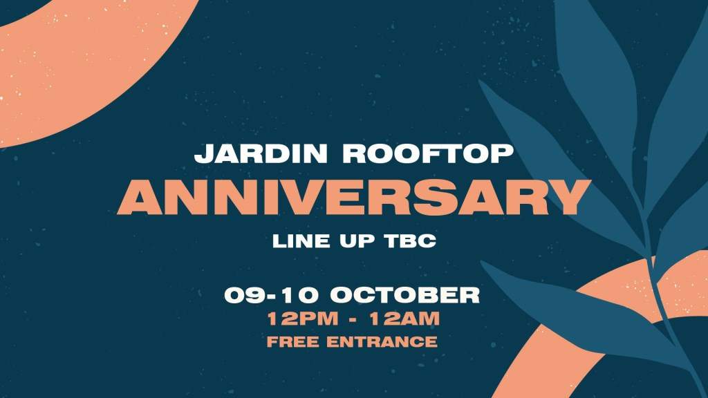 Jardin Rooftop Anniversary - フライヤー表