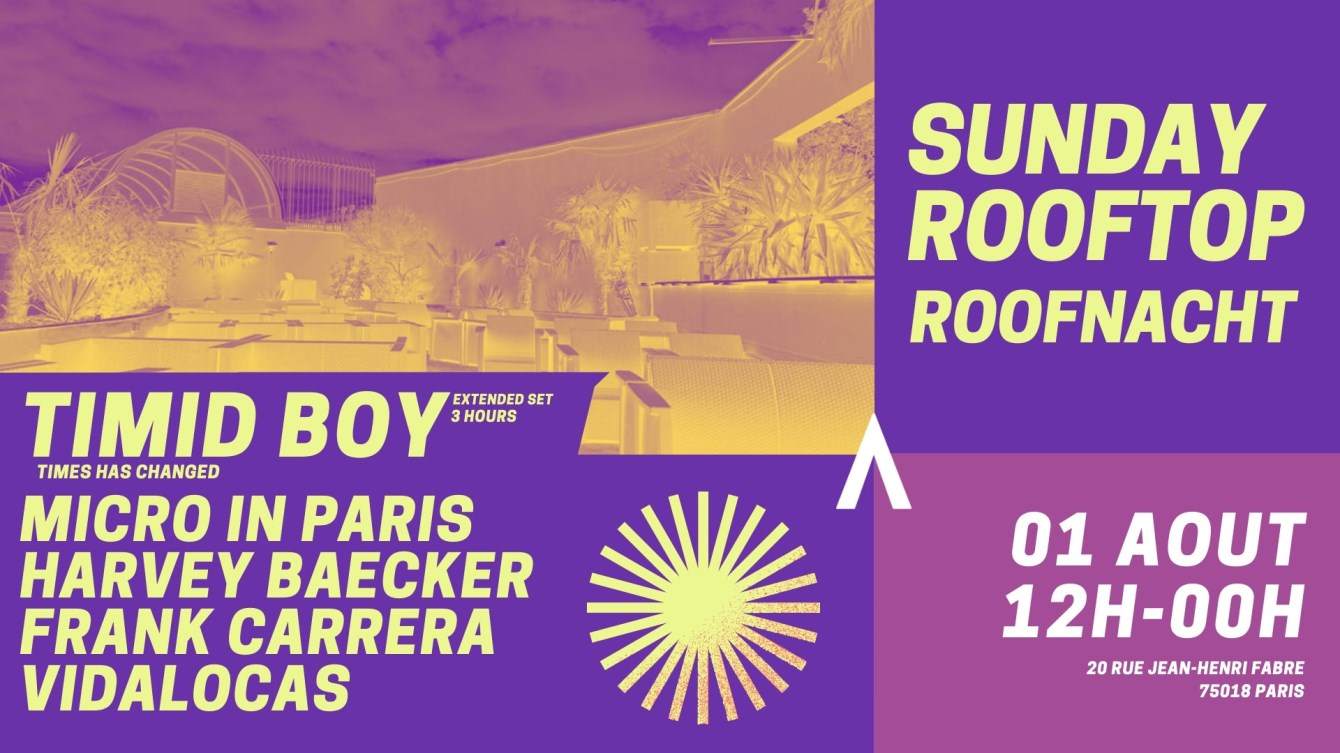 Sunday Rooftop Roofnacht: Micro in Paris with Timid Boy - Página frontal
