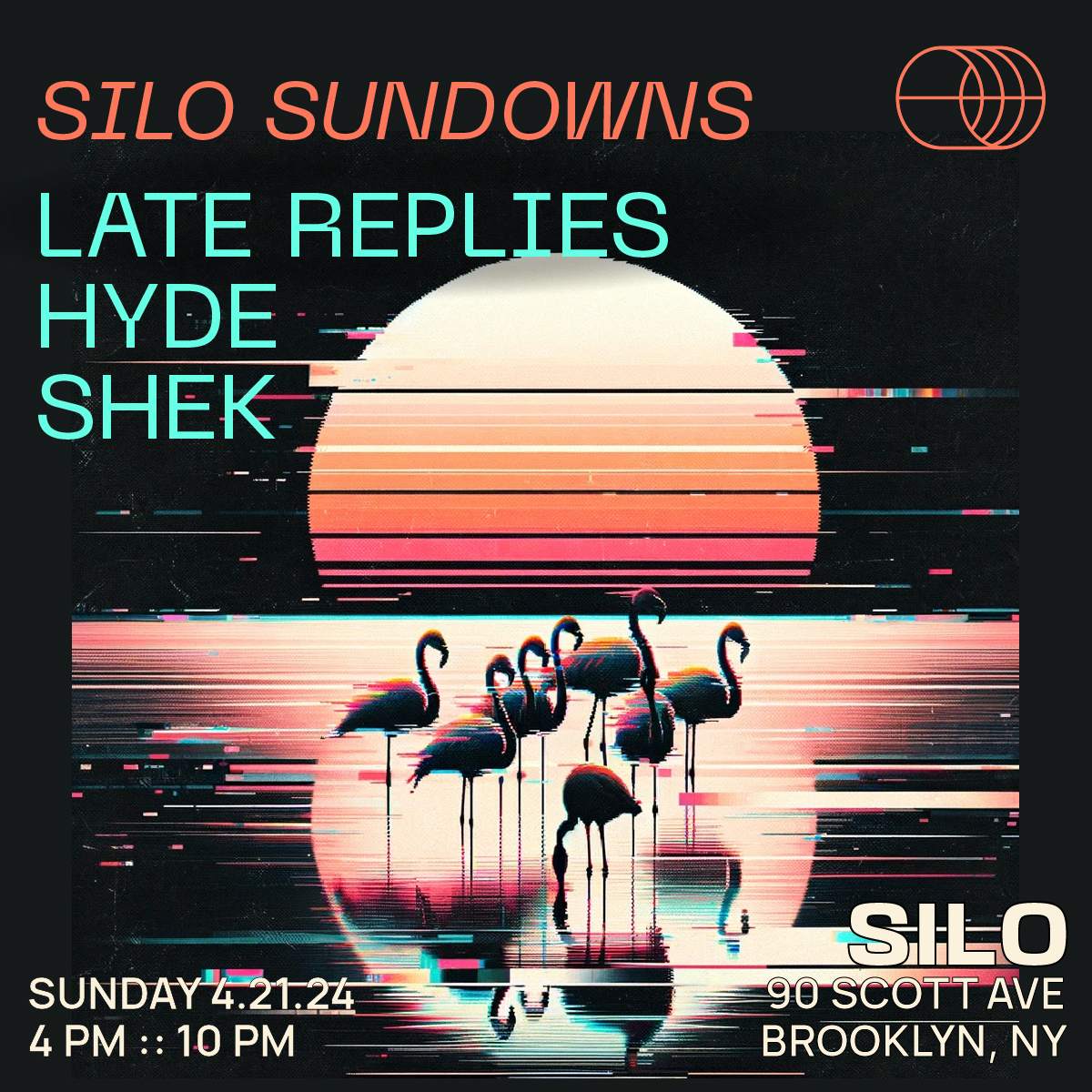 SILO Sundowns feat. Late Replies, Hyde, Shek - フライヤー表