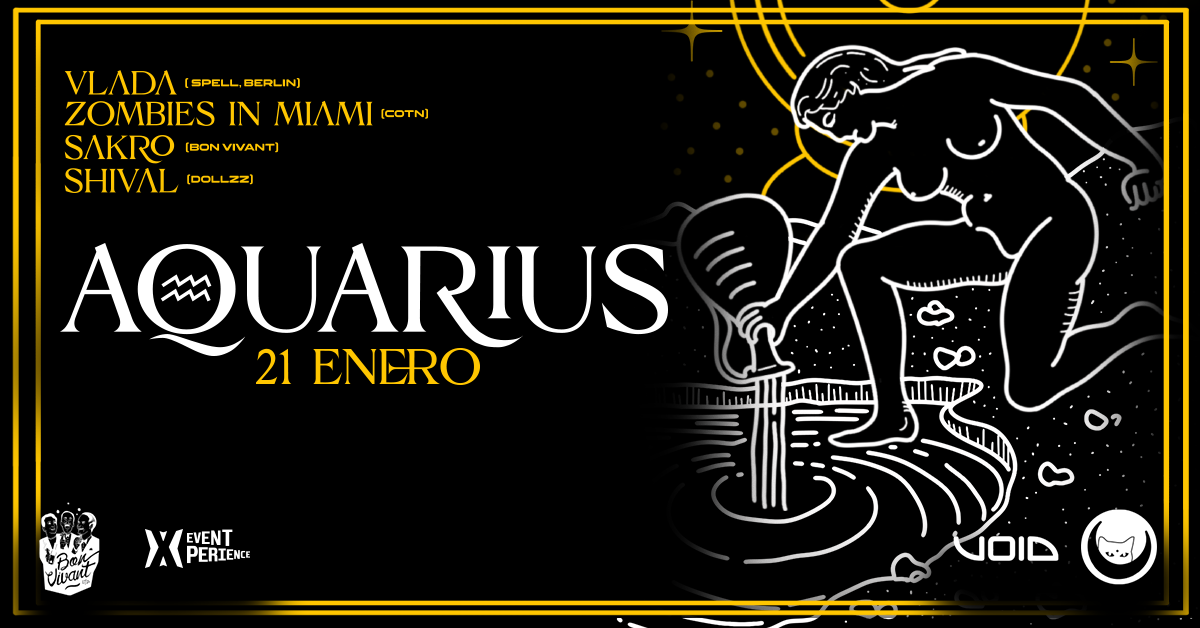 Aquarius: Vlada, Zombies In Miami, Sakro - Página frontal