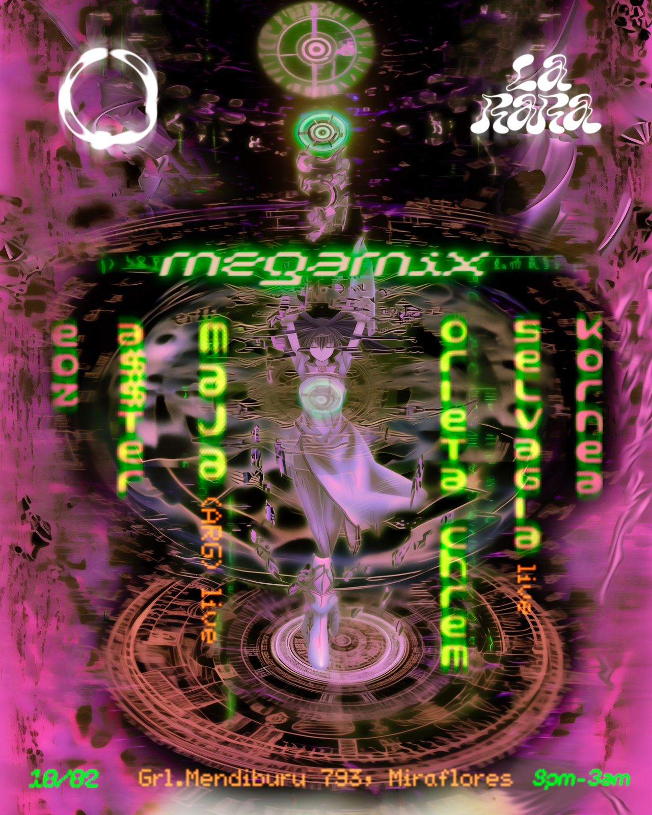 La Rara x Polvo: MEGAMIX / Maja (ARG) - Página frontal