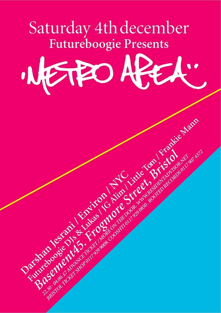 Futureboogie present: Metro Area - Página frontal