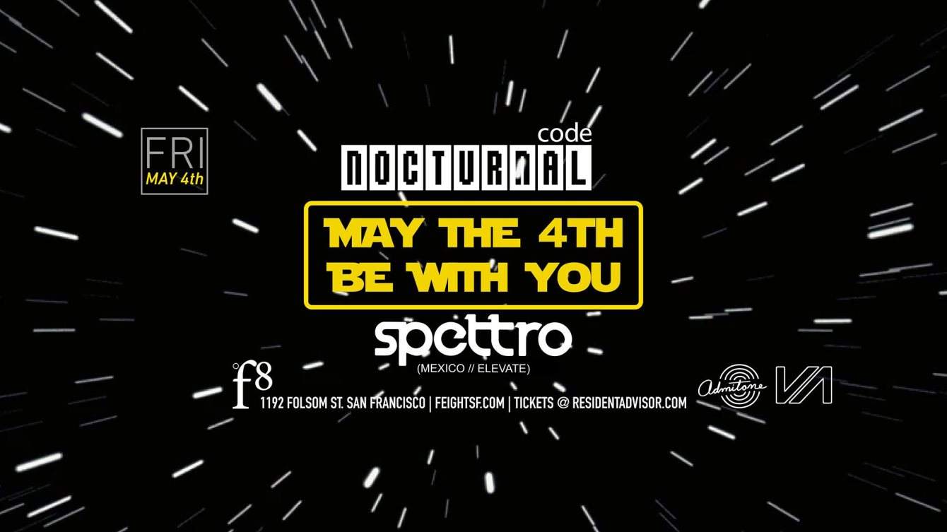 Nocturnal code with Spettro (Mexico City / Elevate, Get Physical, Little Helpers) - フライヤー表