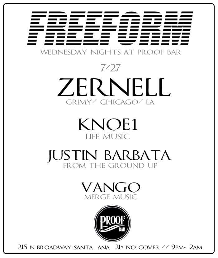 Freeform feat. Zernell  - Página frontal