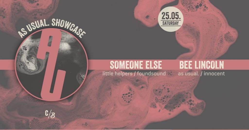 as usual.Showcase with Someone Else and Bee Lincoln - Página frontal
