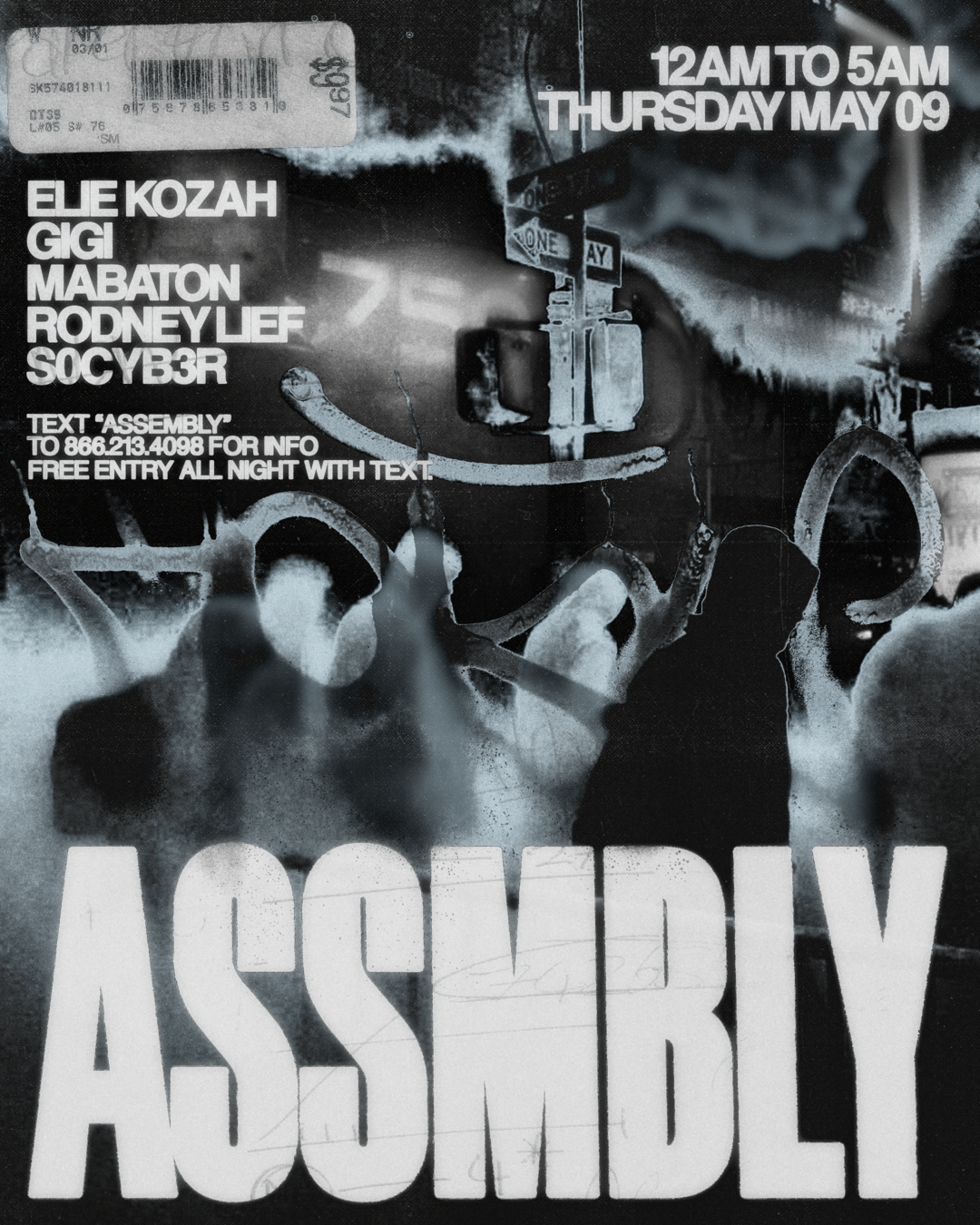 SXTCY presents ASSMBLY - フライヤー表