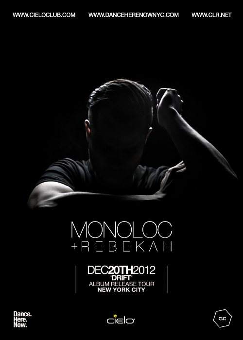 CLR Residency 2012: Monoloc 'Drift' Album Release Tour - Página frontal