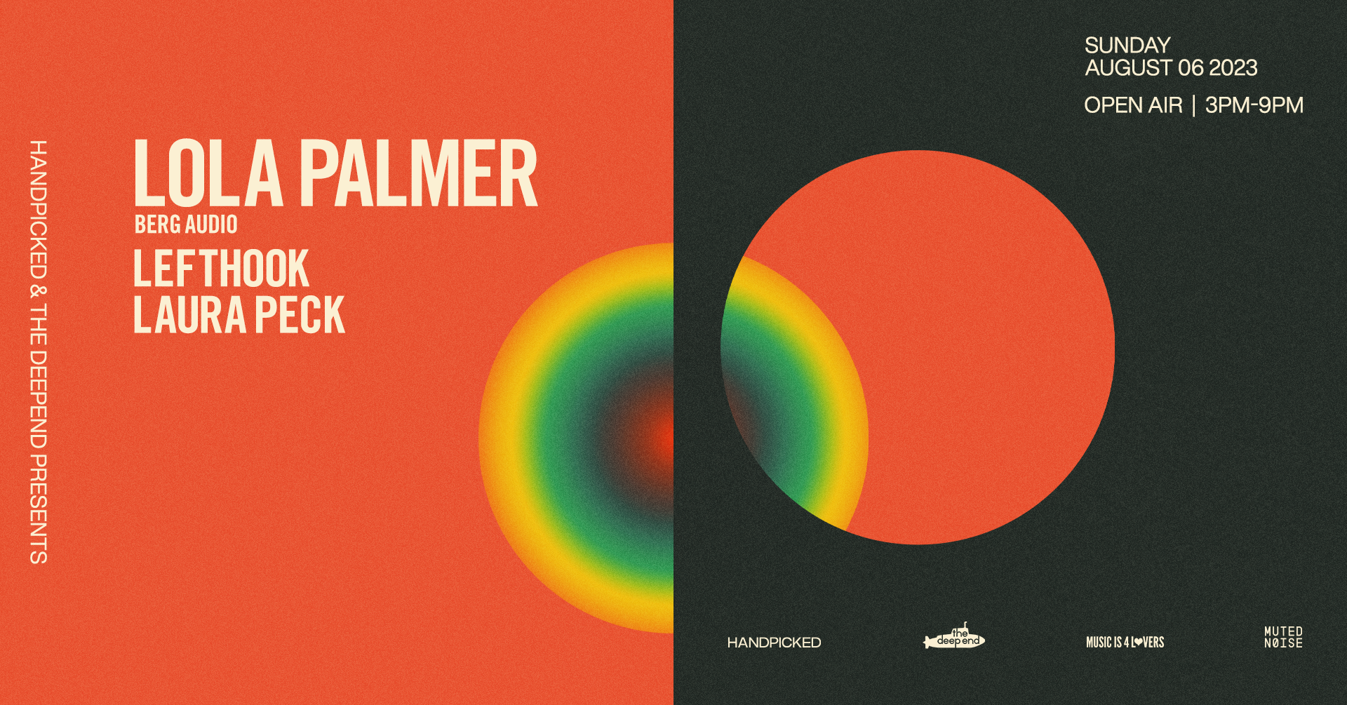 Handpicked x The Deep End presents..Lola Palmer w/ Lefthook, Laura Peck - フライヤー表