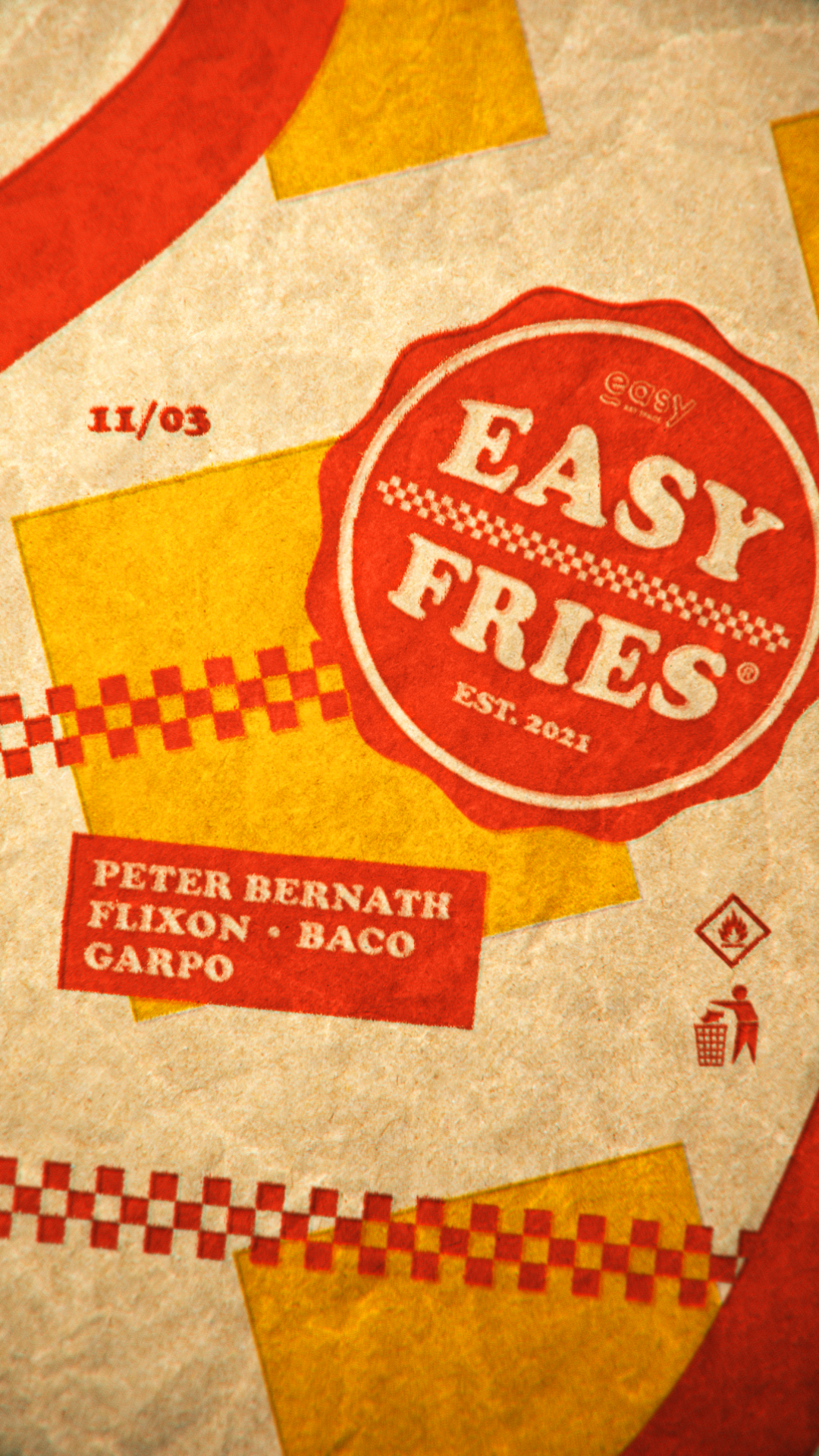 Easy Fries: Peter Bernath, Flixon, Baco, Garpo - Página frontal