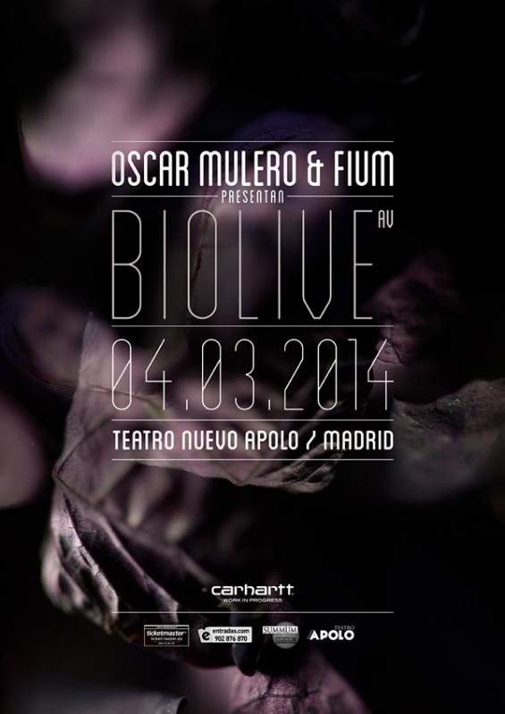 Biolive (Oscar Mulero +  Fium) - Página frontal