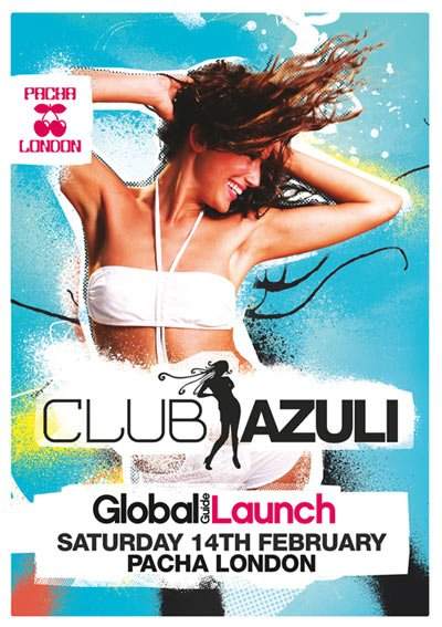 Club Azuli - Global Guide Launch - フライヤー表