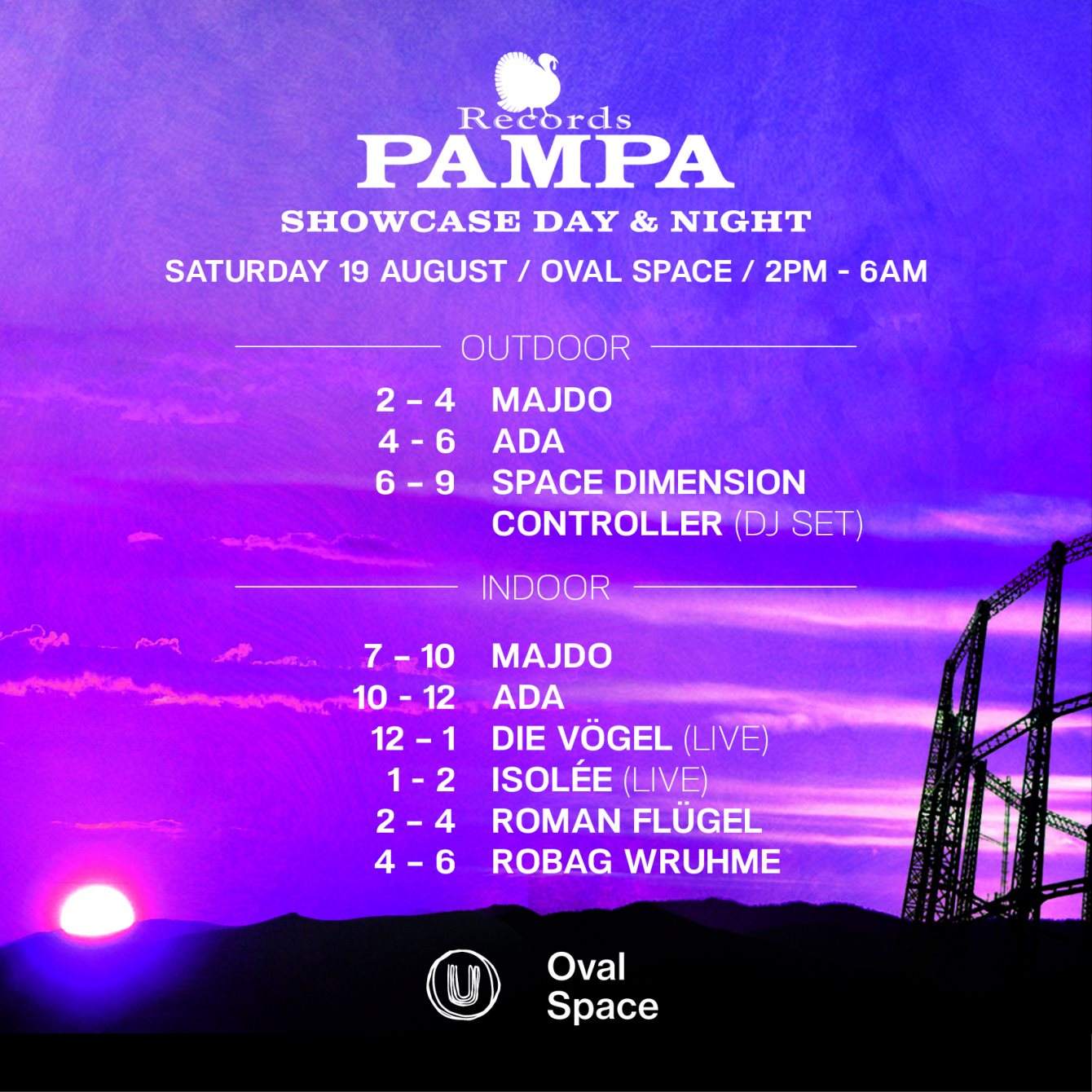 Unleash x Pampa Records Day & Night: Tickets on the Door - Página trasera