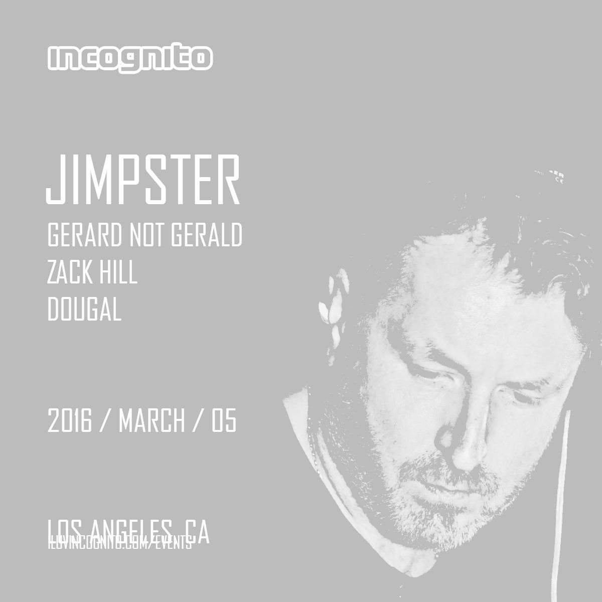 Incognito #221 presents Jimpster - Página frontal