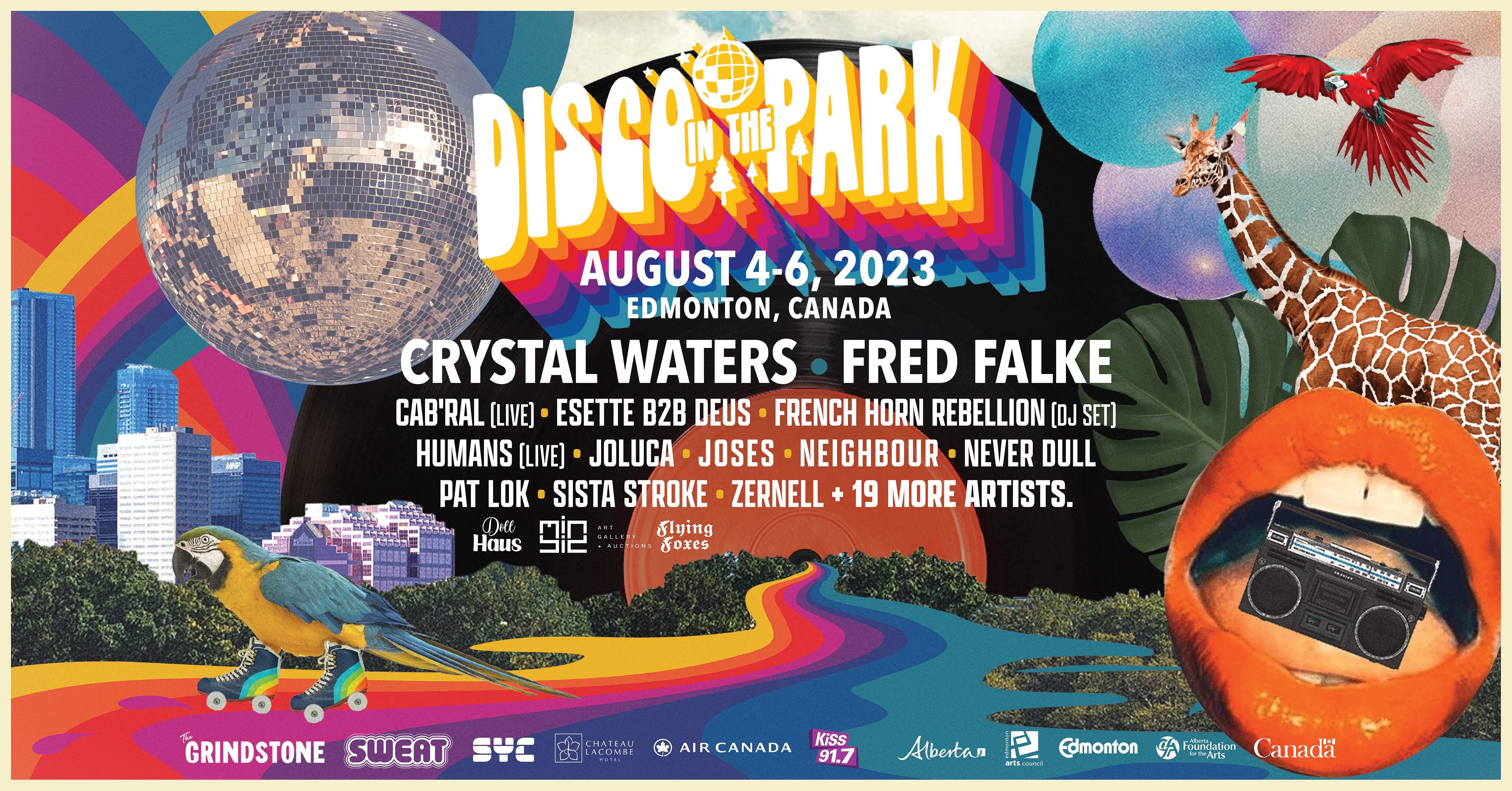 Disco in the Park 2023 - フライヤー表